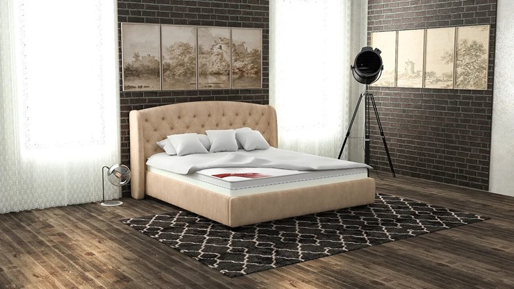 Кровать 2-спальная Сильва 180х200 (с основанием) в Челябинске - изображение 10
