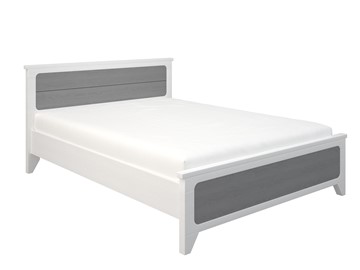 Кровать двуспальная Соня 1400, Белый/Серый в Копейске