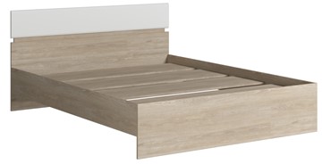 Двуспальная кровать Светлана 1600, белый/дуб сонома в Копейске
