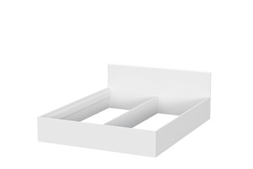 Кровать в спальню Токио (1,6х2,0), белый текстурный в Миассе - предосмотр