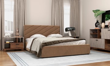 Кровать 2-х спальная Юта 160х200 (вариант 3) с подъёмным механизмом в Миассе
