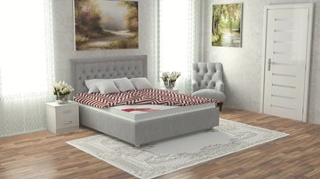 Спальная кровать Валенсия 160х200 (с основанием) в Миассе - предосмотр 8