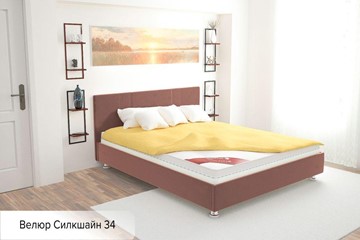 Двуспальная кровать Вена 160х200 (с основанием) в Челябинске - предосмотр 1