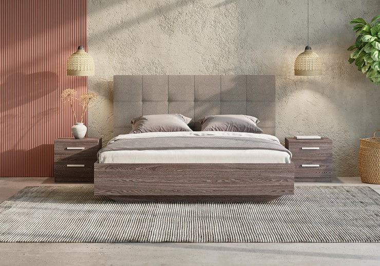 Кровать двуспальная Vena (ясень ориноко) 160х190 с основанием в Копейске - изображение 1