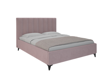 Кровать двуспальная с подъемным механизмом Венеция 1400, Розовый в Челябинске