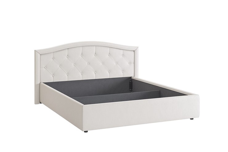 Кровать Верона 1,6 белый (экокожа) в Миассе - изображение 1