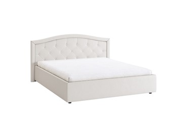 Кровать Верона 1,6 белый (экокожа) в Златоусте