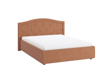 Двуспальная кровать Верона 2 1.4, персик (велюр) в Миассе