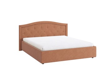 Кровать 2-спальная Верона 2 1.6, персик (велюр) в Миассе