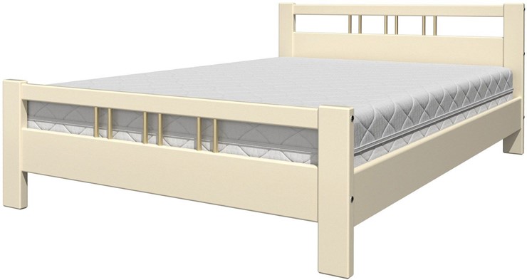 Кровать спальная Вероника-3 (Слоновая кость) 160х200 в Миассе - изображение 4