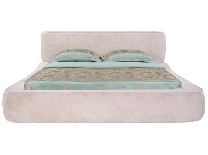 Двуспальная кровать Zephyr 160х200, Велсофт Бежевый в Миассе - изображение 9