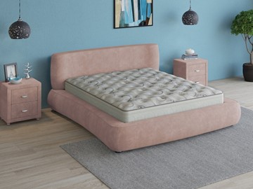 Кровать спальная Zephyr 160х200, (Велсофт Винтажный розовый) в Магнитогорске