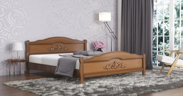 Спальная кровать СВ-Стиль Анастасия 140*195 с основанием в Челябинске