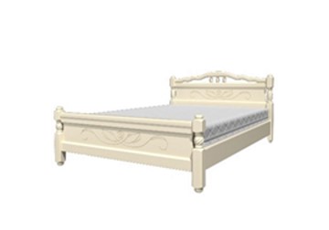 Спальная кровать Карина-5 (Слоновая кость) 120х200 в Миассе