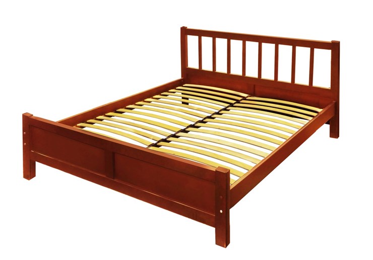 Спальная кровать Прага 160х190 с оcнованием в Миассе - изображение 1