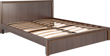 Кровать в спальню Беатрис М07 (Орех Гепланкт) в Копейске