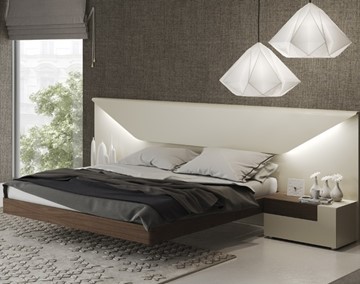 Кровать полуторная Elena с подсветкой (160x200) в Златоусте