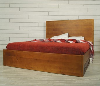 Кровать в спальню Gouache Birch с ящиками (M10516ETG/4) в Челябинске - предосмотр 1