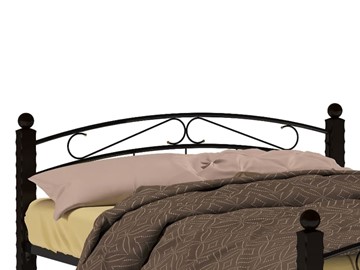Двуспальная кровать Гарда 15, 160х200, черная в Миассе - предосмотр 2