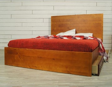 Кровать в спальню Gouache Birch с ящиками (M10516ETG/4) в Челябинске - предосмотр 3