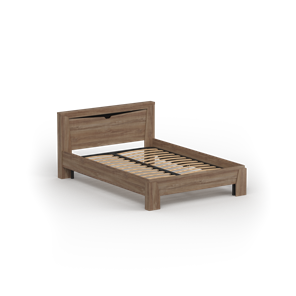 Кровать с основанием Соренто 1400, Дуб стирлинг в Миассе - предосмотр 1