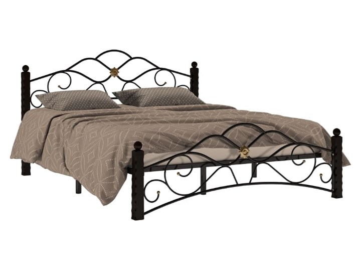 Кровать Гарда 3, 160х200, черная в Магнитогорске - изображение 1
