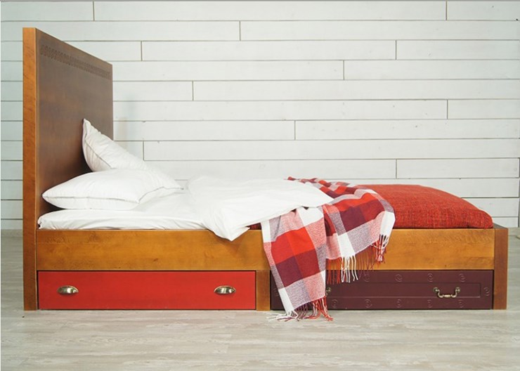 Кровать в спальню Gouache Birch с ящиками (M10516ETG/4) в Челябинске - изображение 5