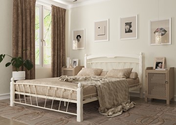 Кровать двуспальная Муза 1, 1600, белый в Миассе