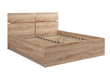 Двуспальная кровать с механизмом М12, Богуслава, дуб баррик светлый в Копейске