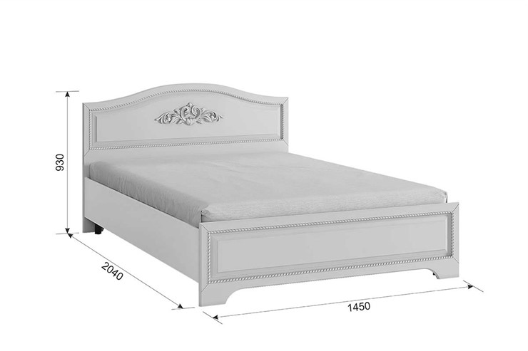 Кровать 1.4 (комфорт) Белла (1400х2000) в Миассе - изображение 4