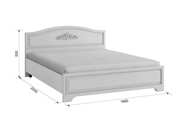 Спальная кровать 1.6 (комфорт) Белла (1600х2000) в Челябинске - изображение 4