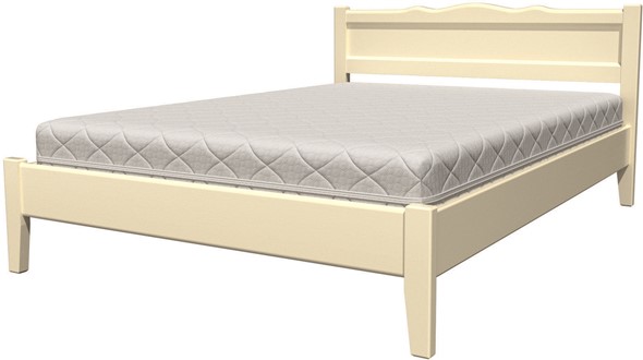 Спальная кровать Карина-7 (Слоновая кость) 160х200 в Миассе - изображение