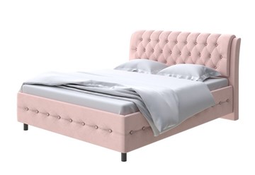 Кровать двуспальная Como (Veda) 4 180х200, Велюр (Ultra Розовый мусс) в Магнитогорске
