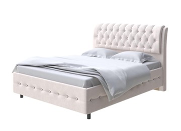 2-спальная кровать Como (Veda) 4 Grand 180х200, Микровелюр (Manhattan Цветочный белый) в Челябинске
