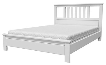 Кровать 1.5-спальная Лаура (Белый Античный) 140х200 в Миассе
