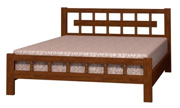 Спальная кровать Натали-5 (Орех) 140х200 в Копейске