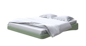 Парящая кровать 180х200, Искусственная шерсть (Лама Авокадо) в Миассе