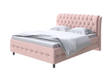 1,5-спальная кровать Como (Veda) 4 140х200, Велюр (Ultra Розовый мусс) в Челябинске