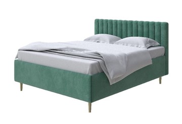 Кровать с бельевым ящиком Madison Lite 160x200, Велюр (Casa Изумрудный) в Копейске
