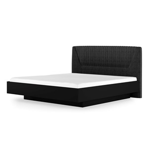 Кровать с механизмом 2х-спальная Марсель-11 (Черный, ткань Fenix black) 1600 в Миассе