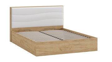 Кровать с механизмом 2-спальная Миранда тип 1 (Дуб крафт золотой/Белый глянец) в Копейске - предосмотр 2