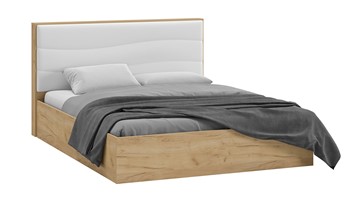 Кровать с механизмом 2-спальная Миранда тип 1 (Дуб крафт золотой/Белый глянец) в Магнитогорске