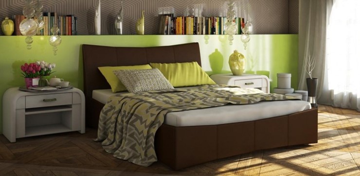 Двуспальная кровать с механизмом Stella 180х190 в Челябинске - изображение 2