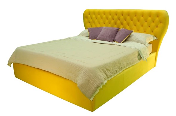 Кровать 2-спальная с подъемным механизмом Каролина 230х215 см в Челябинске - изображение