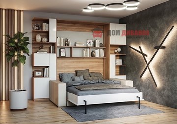 Кровать-шкаф с диваном DetalMaster Дина, 1200х2000 в Копейске