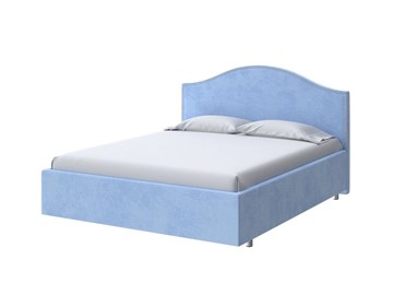Кровать 1-спальная Classic 90х200, Велюр (Teddy Небесно-голубой) в Миассе