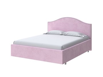 Односпальная кровать Classic 90х200, Велюр (Teddy Розовый фламинго) в Челябинске