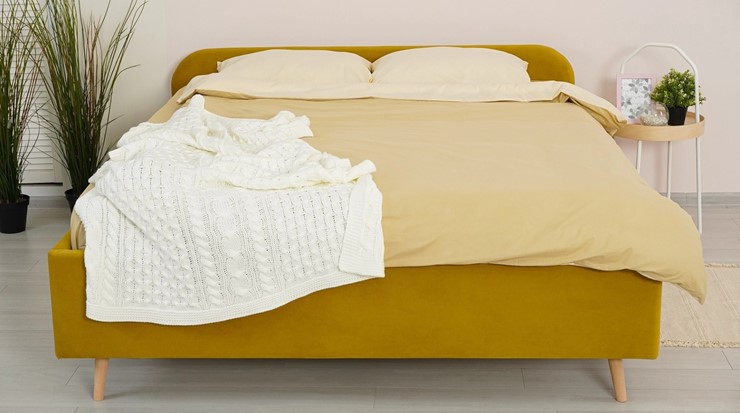 Спальная кровать Jazz-L 1400х2000 без подъёмного механизма в Миассе - изображение 4