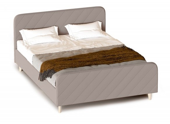 Спальная кровать Мелоди 900 (с подъемным механизмом и ящиком) Альба бежевый в Миассе - изображение