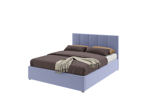 Кровать в спальню Мерида 120х200 с ортопедическим основанием velutto 49 в Челябинске - изображение